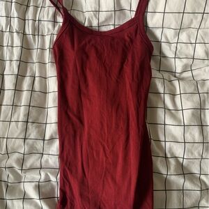 red ribbed cami!!